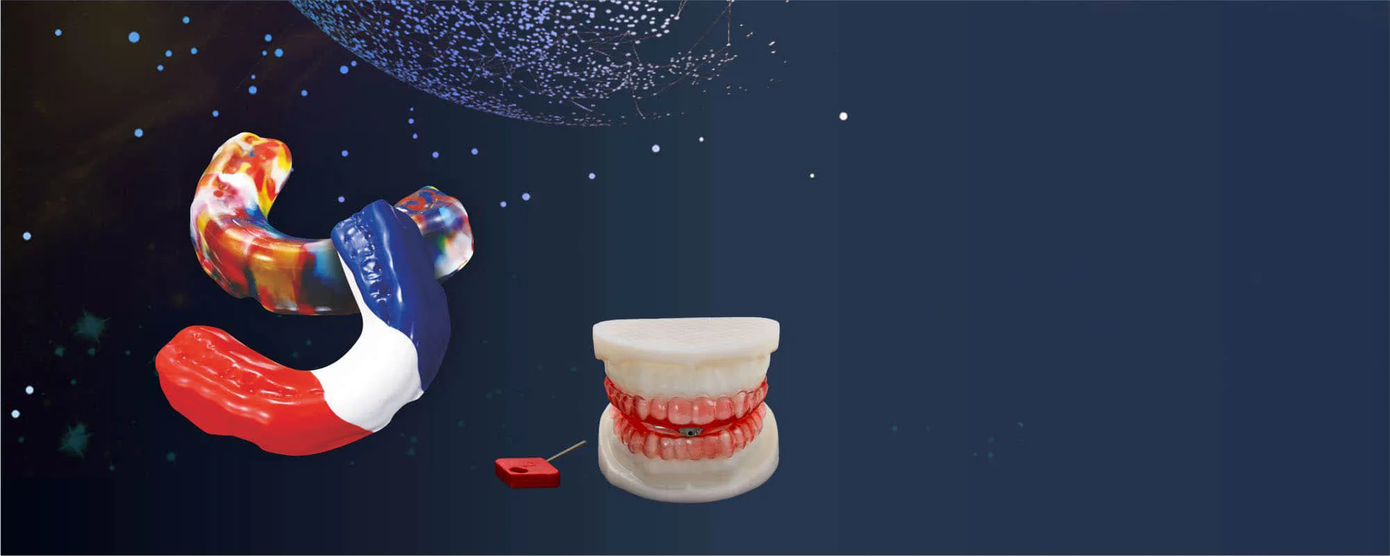 Kundenspezifischer Mundschutz und Anti-Schnarch-Gerät von China Dental Lab